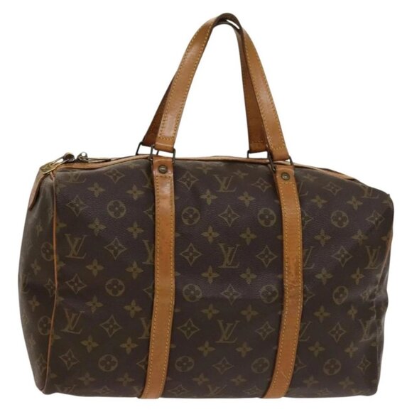 LOUIS VUITTON Monogram Sac Souple 35 Boston Bag M41626 LV Auth 136251 - Picture 1 of 16